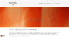 Desktop Screenshot of lumiday.com