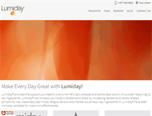 Tablet Screenshot of lumiday.com